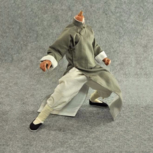 Bata larga y disfraz de China para hombre, modelo de ropa de 12 ", colección de cuerpo de figura de acción, color gris, 1/6 2024 - compra barato