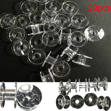 Plastic Home Sewing Machine Thread Empty Bobbins For Brother Janome Singer Sewing Machine Hot Sale 20Pc Needle Accessories Clear 2024 - buy cheap