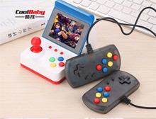 Coolbaby 360games 3-inch High-definition Color Screen Mini Handheld Arcade Double Console Nostalgic Children Retro games 2024 - buy cheap