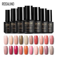 ROSALIND Gel 1S Gel Lacquer 7ml black bottle Red & Nude Color Nail Gel Polish Semi Permanent UV Nail Varnishes Cured Nails Art 2024 - buy cheap