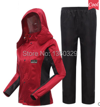 Chubasquero con capucha para mujer, chaqueta de lluvia para senderismo, pantalones impermeables, capa rry para chuva 2024 - compra barato