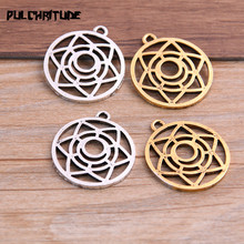  10PCS 23*26mm Metal Alloy Two Color Five-pointed Star Charms Pendants for Jewelry Making DIY Handmade Craft 5A832 2024 - buy cheap