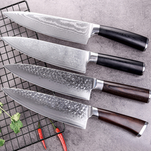 Damasco facas de aço faca do chef cozinha 8 "VG-10 67 camadas aço inoxidável japonês santoku carne corte facas vegetais ferramentas 2024 - compre barato