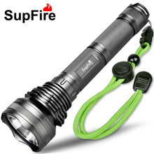 Supfire l3 10w cree XM-L2 t6 led lanterna de comprimento variável tocha holofote para auto defesa por 18650 ou 26650 bateria 2024 - compre barato