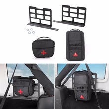 SHINEKA металлический автомобильный внутренний багажник, стойка для хранения, багажник для Jeep Wrangler JK 2007-2018 для Jeep Wrangler JL 2024 - купить недорого