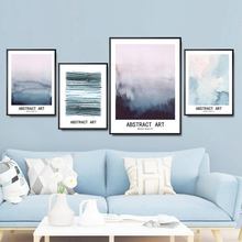 Home Decoration Print Canvas Wall Art Picture Poster Paintings Oil Unframed Drawings Abstract cloud Foggy forest 2024 - buy cheap
