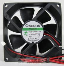 Novo sunon 90*90*25 9cm 12v 1w kde1209ptv3 2 linha de levitação magnética ventilador de refrigeração silencioso 2024 - compre barato