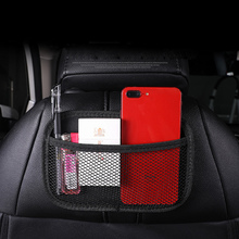 Car Storage Box Mobile Phone Charger Pocket Universal Auto Seat Back Storage Mesh Net Bag Sticking Holder Organizer Accessories 2024 - buy cheap