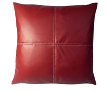 Capa de almofada de poliuretano 40x40cm, cor sólida, vermelho/preto, capa de sofá, fronha lombar, capa de travesseiro para costas, decoração de casa 2024 - compre barato