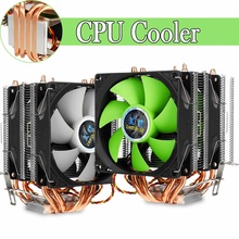 4 Copper Heatpipe CPU Cooler Dual-Tower 90cm Cooling Fan Radiator Heatsink for LGA 1150/1151/1155/1156/1366/775 AMD AM3+ AM2+ 2024 - buy cheap