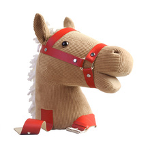 Riding Horse Toy Simulated Galloping Sounds Tied on Plush Stuffed Doll for Kids Emotional Companionship Indoor and Outdoor Play 2024 - buy cheap