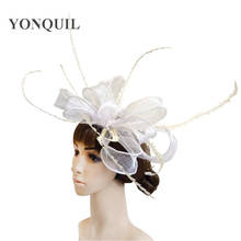 Derby Sinamay Fascinator Hats Very Nice Bridal Hair Accessoires Free Shipping Retail And Wholesale 15 Color High Quality MYQ35 2024 - buy cheap