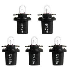 VODOOL 5pcs/set T5 B8.5D/T5 B8.4D 1.1W 1.2W 2W Halogen Car Gauge Bulbs Lights for Interior Dashboard Instrument Cluster Light 2024 - buy cheap