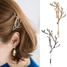Metal Branch Shape Simple And Versatile Hair Clip Hairpin Women Fashion Hair Clips Ladies Jewelry Gift Hair Accessories 2024 - buy cheap