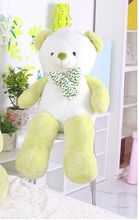 cute plush light green&white Teddy bear toy lovely bow bear doll gift about 100cm 0150 2024 - buy cheap