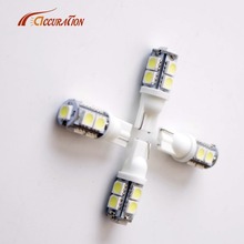 10pcs Car Led Lamp T10 Bulb 9 SMD 5050 White 6000K 12V 1W W5W Auto Clearance Dome Reading Dashboard Interior Light Replacement 2024 - buy cheap