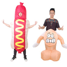 Inflatable Willy Adult Fancy Dress Costume Stag Night Halloween Penis Cosplay Girl Riding Dick Costume For Halloween Purim Party 2024 - buy cheap