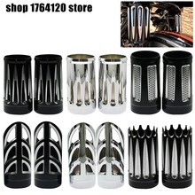 Motorcycle Aluminum Fork Boot Slider Covers Absorber For Harley Touring Road King Street Electra Glide Trike Models 80-13 14-16 2024 - buy cheap