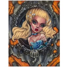 Diamond Embroidery Cartoon girl Home Decor Diy Diamond Painting Cross Stitch 5D Full Square Round Rhinestone Mosaic crafts YG498 2024 - buy cheap