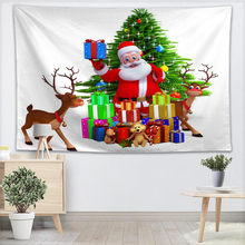Tapiz colgante de pared para decoración del hogar, tapices de bosque para fiesta de cumpleaños, regalos de Navidad, 100x150cm, 140x250cm 2024 - compra barato