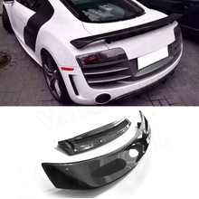 Car For Audi R8 2018 2019 Carbon Fiber Rear Trunk Boot Spoiler Wing Auto Racing Car Styling 2024 - buy cheap