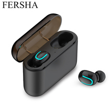 Bluetooth-гарнитура FERSHA, беспроводные наушники, спортивные наушники, для прослушивания музыки, со встроенным микрофоном, телефонная гарнитура 2024 - купить недорого
