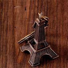 2PC Bronze Tone Paris Eiffel Tower Figurine Statue Metal Craft Home Decor 5cm YOWEI 2024 - buy cheap