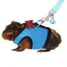 Guinea Pig Harness and Leash-Soft Mesh Small Pet Harness with Safe Bell No Pull Comfort Padded Vest for Guinea Pig Hamster Rats 2024 - buy cheap