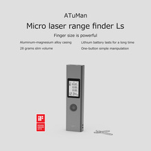 Telémetro láser portátil de aluminio, medidor de distancia Digital inteligente, recargable, LS-1, medida, pantalla LCD 2024 - compra barato