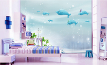 Murales 3D personalizados, sala de estar del dormitorio para papel de pared, sofá, pared de TV para niños 2024 - compra barato