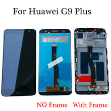 5.5'' New Full LCD DIsplay + Touch Screen Digitizer Assembly With Frame For Huawei Huawei G9 Plus G9Plus MLA-TL00 MLA-UL00 2024 - buy cheap