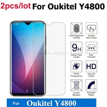 Закаленное стекло для oukitel Y4800, 2 шт., стекло 6,3 дюйма, аксессуары для телефона, Защитная пленка для экрана oukitel Y4800 2024 - купить недорого