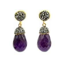 YM SHIPIN Natural stone dangle earrings trendy water drop earrings for women 2019 charm making fashion jewelry 2024 - buy cheap
