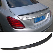 W205 Carbon Fiber Trunk Boot Spoiler Wing Lip Fit For Mercedes Benz  C Class C260L C200L C180 Sedan 2015UP 2024 - buy cheap