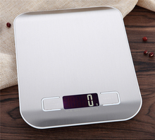 NEW 5000g 5KGg/1g Precise Digital Kitchen Scale LED Display Electronic Weight Scales Stainless Steel Food Cooking Libra 2024 - buy cheap