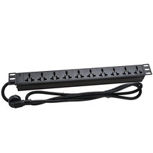 Interruptor de doble rotura PDU, enchufe Universal 19in, 2M de extensión para armario de red, regleta, enchufe europeo, estadounidense, británico y australiano, 10 unidades 2024 - compra barato