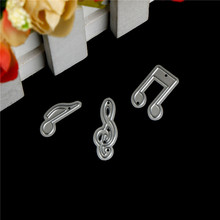 New Design Craft Metal Cutting Dies cute musical note Scrapbooking Album DIY Paper Card Craft Embossing Die Cuts 2024 - buy cheap