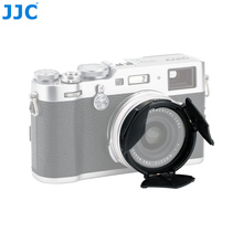 JJC Camera Auto Lens Cap Self-Retaining Black Silver Automatic Lens Protector for Fujifilm X100V X100T X100F X100S X70 X100 2024 - buy cheap
