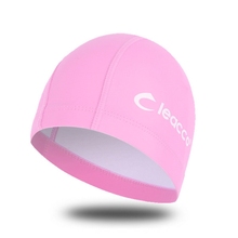 CKAHSBI Swimming Cap Waterproof PU Fabric Protect Ears Cap Long Hair Sports Swim Pool Hat Swimming Caps For Men Women Adults 2024 - buy cheap
