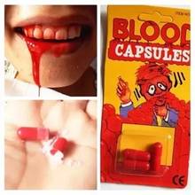 5 PCS April Fool's Day Joke Toys Funny Blood Pill Trick Toys Whimsy Prop Vomiting Blood Capsule 2024 - buy cheap