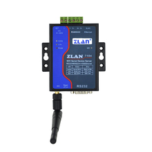 Zlan7144 dispositivo serial de wifi, servidor rs232/485/422 de suporte ethernet e acesso simultâneo de 9-48v 2024 - compre barato