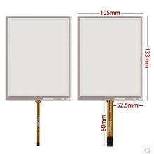 105mm*133mm new 5.7 inch 105*133 resistance-type touch screen industrial screen plate touch screen 133*105 2024 - buy cheap