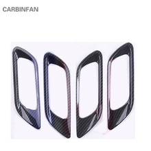 For Honda FIT JAZZ 2014 2015 2016 2017 2018 Carbon Fiber Inner Door Handle Frame Trim Car-covers car accessories  C1274 2024 - compre barato