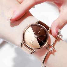 Модные Аналоговые мужские наручные часы PU Кожаный ремешок простые деловые мужские часы 2024 - купить недорого