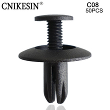 CNIKESIN 50PCS C08 for Toyota 6.3mm Hole Universal Nylon Auto Fastener Car Push Type Retainer Expansion Screw Rivet Clips 2024 - buy cheap