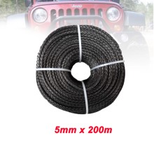 5MM*200M Synthetic Winch Line UHMWPE Fiber Rope For 4WD 4x4 ATV UTV Boat Recovery Offroad 2024 - buy cheap