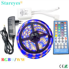 1 Set RGBW RGBWW SMD 5050 5M Waterproof LED Strip lamp light flashlight RGB W Tape + 40 key Remoter Controller +3A Power Adapter 2024 - buy cheap