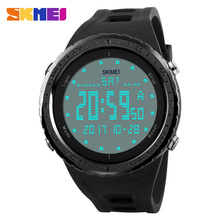 SKMEI Men Sports Watches Double Time Countdown Alarm Watch  50M Waterproof LED Digital Wristwatches Relogio Masculino 1246 2024 - buy cheap