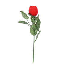 1 шт. Красная роза цветок бархатная коробка для хранения ювелирных изделий Обручальное кольцо Box Marry розы c логотипом отличный подарок свадебное оформление коробки 2024 - купить недорого