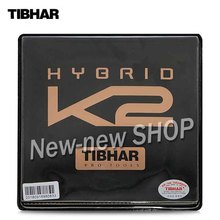 TIBHAR 2019 New HYBRID K2 (Sticky rubber + German Hard Sponge, Speed & Spin) Pips-in Table Tennis Rubber Ping Pong Sponge 2024 - buy cheap